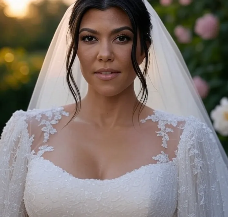 You Won't Believe Kourtney Kardashian's Wedding Dress